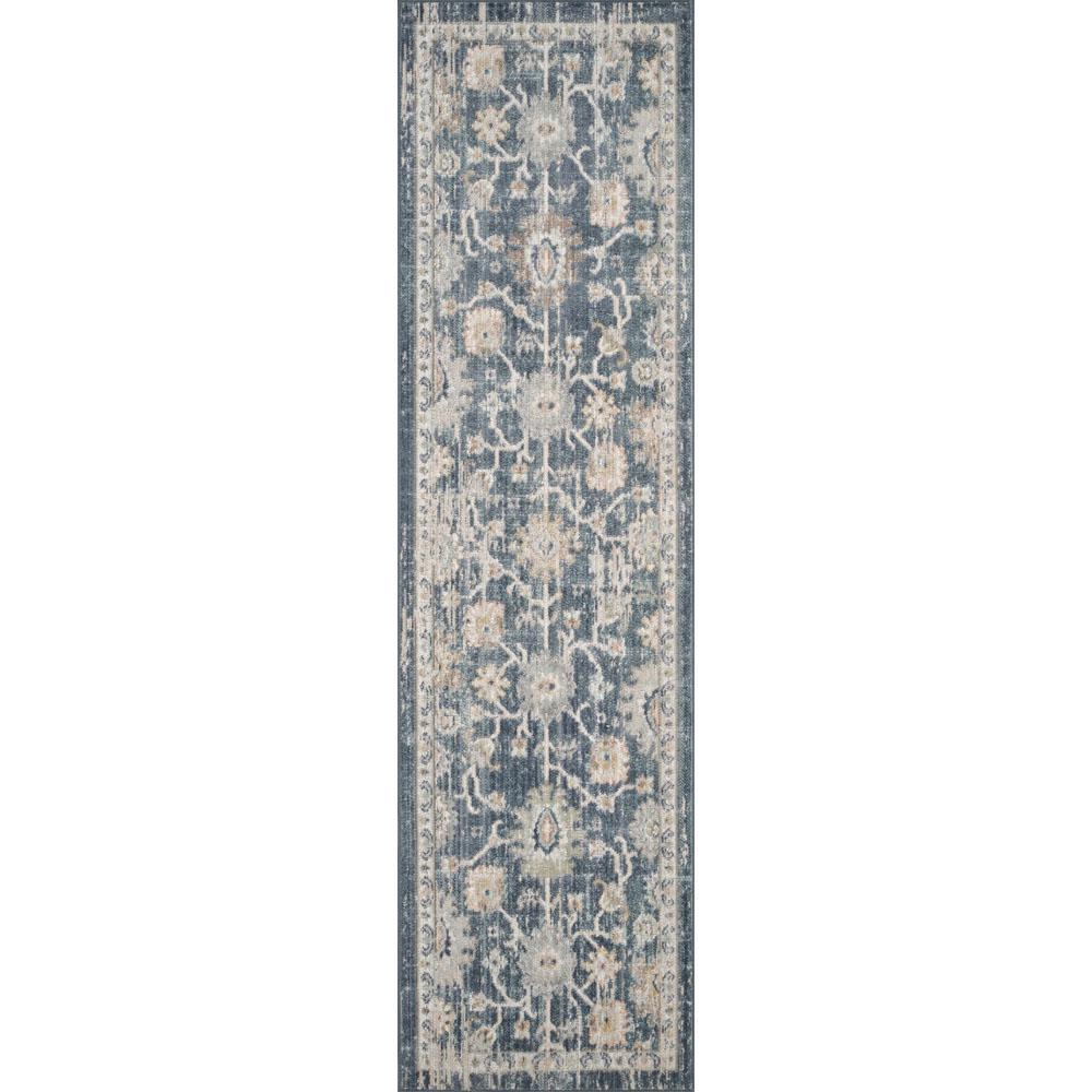 Desire Rugs Maia Navy Lagoon Floral Non Slip Rug 160 x 240cm Image 6