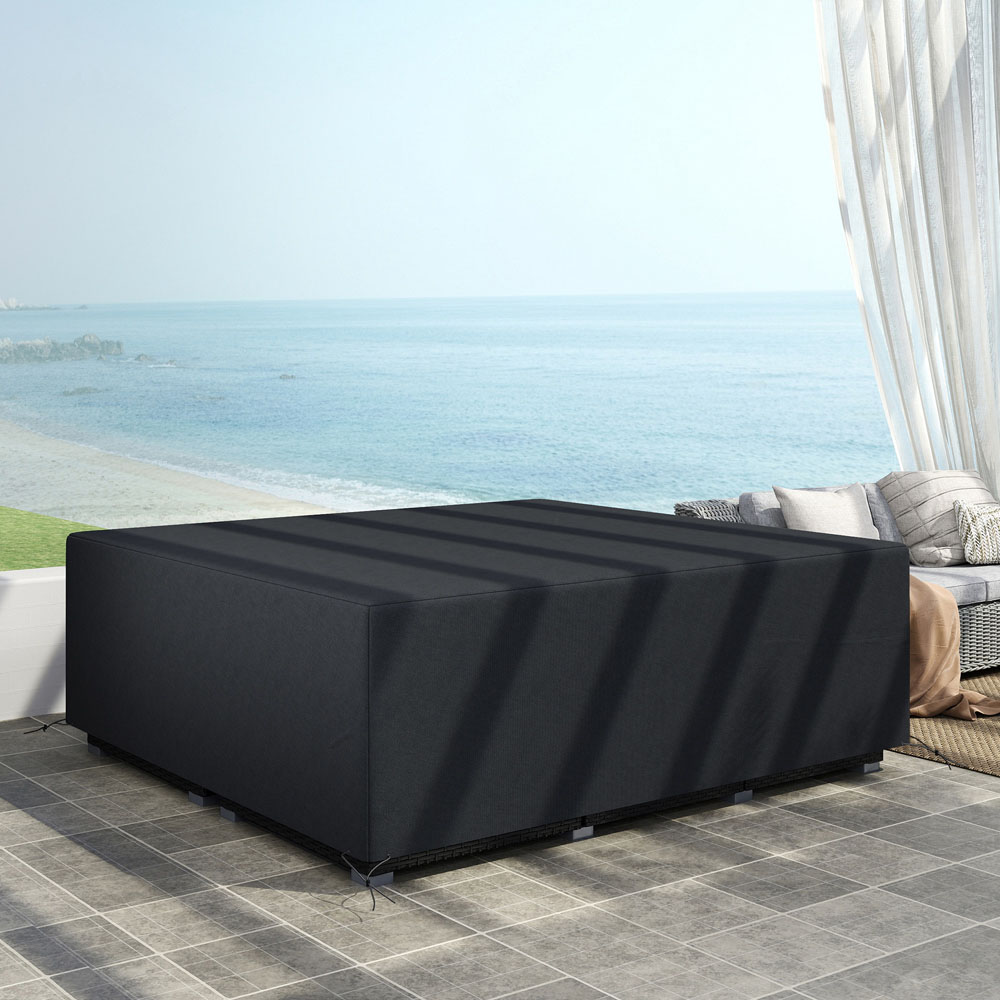 Outsunny Black Garden Furniture Cover 225 x 210cm Image 4