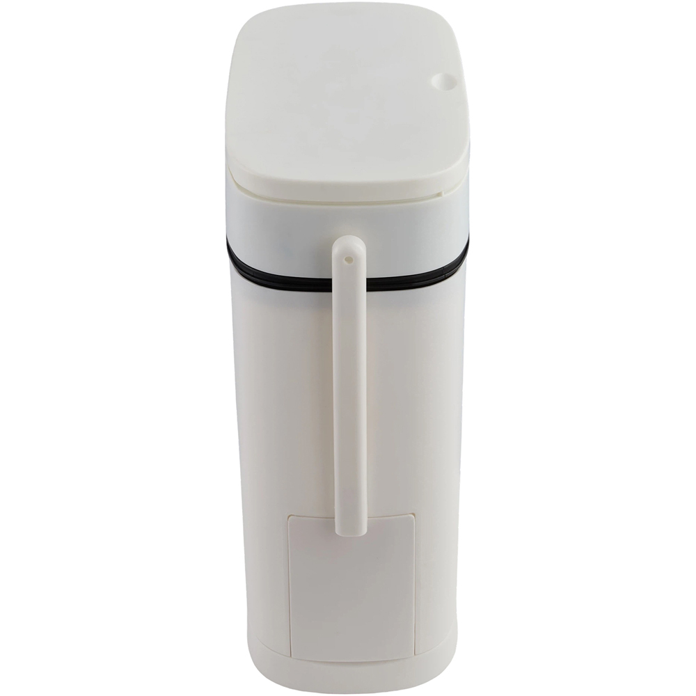 Living and Home 2-in-1 White Toilet Brush and Rubbish Bin Set 12L Image 5
