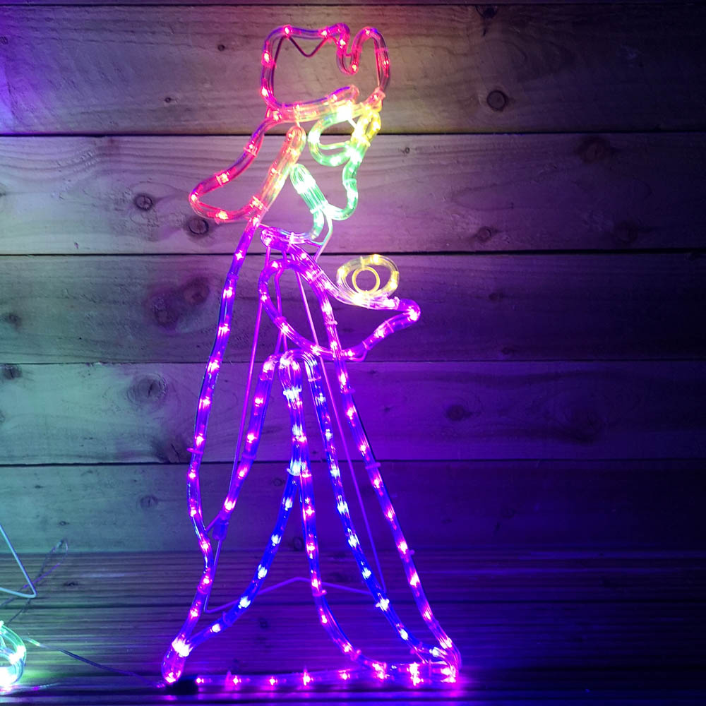 Samuel Alexander 360 Multicolour LED Nativity Three Wise Men Silhouette Rope Light 70cm Image 2
