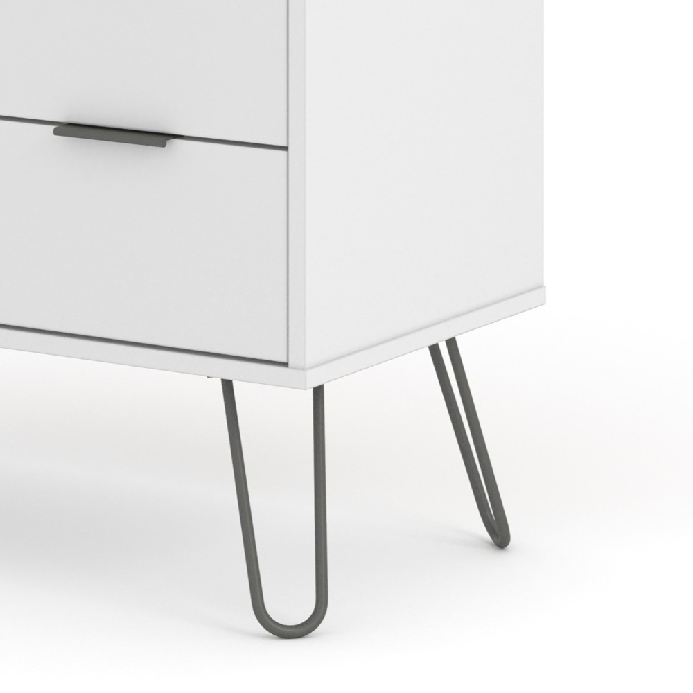 Core Products Augusta 4 Drawer White Chest of Drawers Image 6
