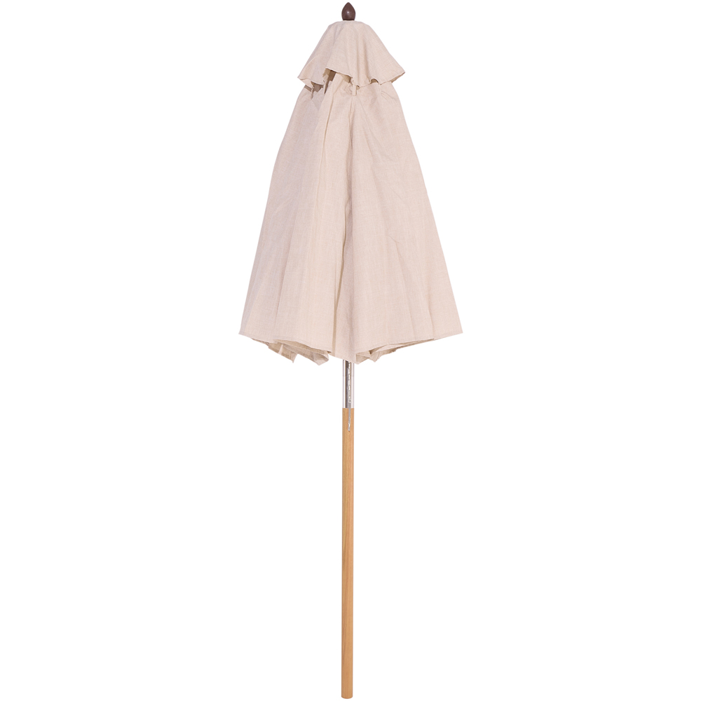 Rowlinson Ashdown Wooden Parasol 2.2m Image 3