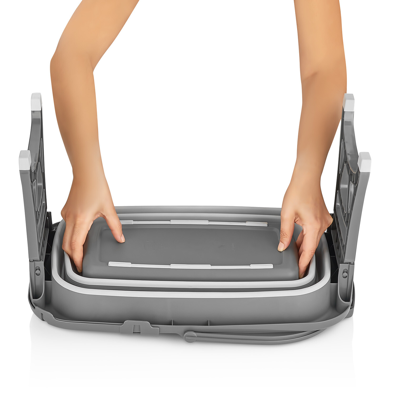 Collapsible Mop Bucket - Grey Image 5