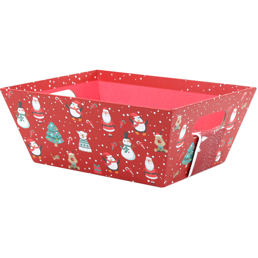 Mini Cardboard Christmas Hamper Image 2