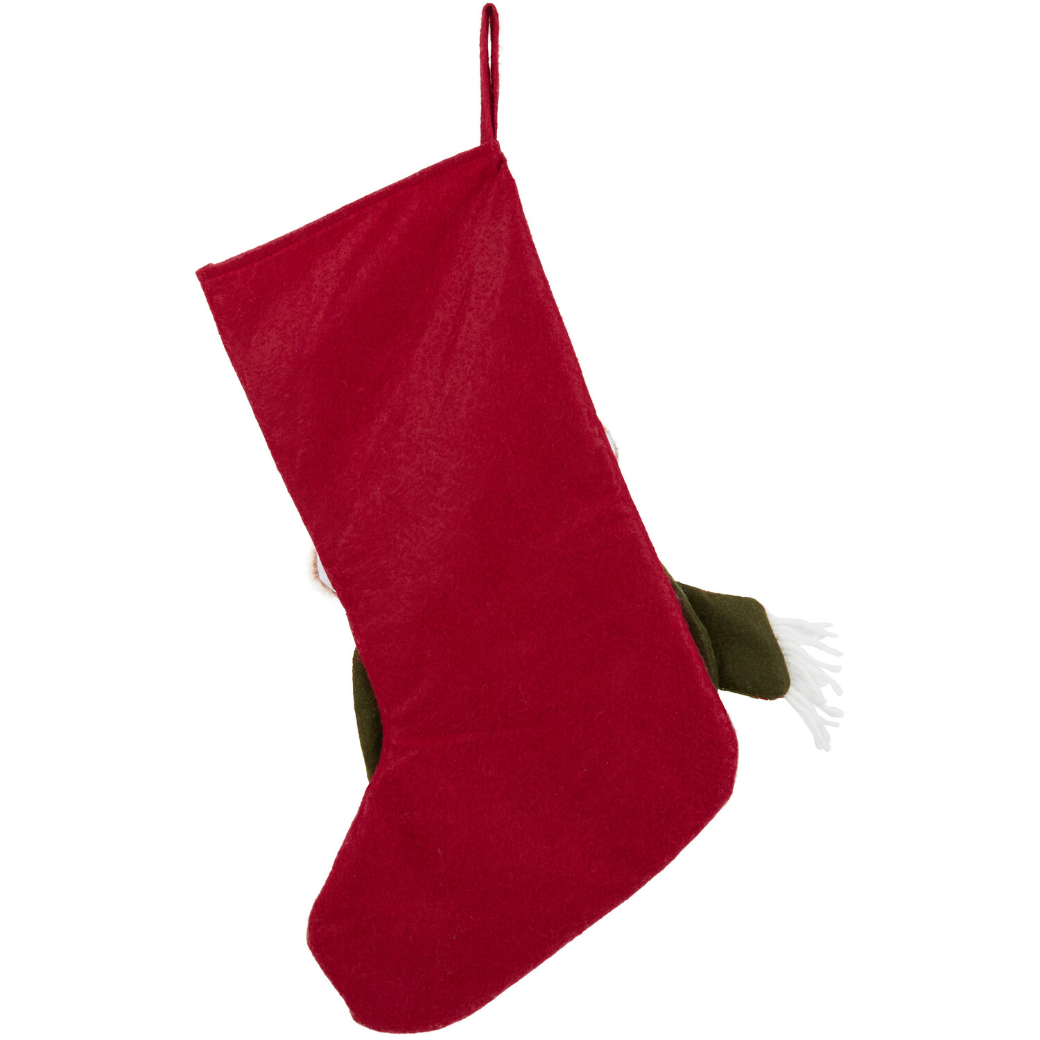 Traditional Snowman Stocking - Red Image 3