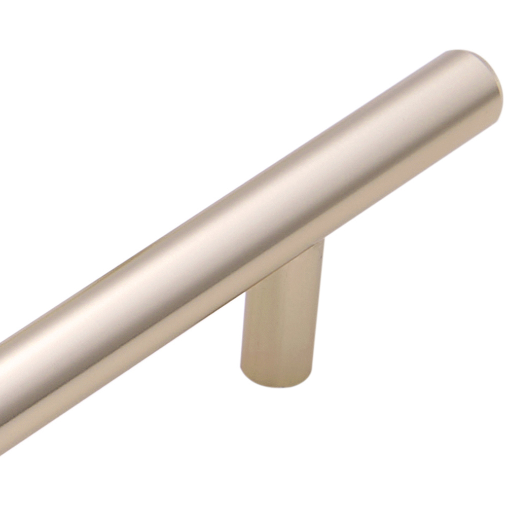 Living and Home Gold Minimalist Cylindrical Metal Pull Handle 20cm Image 7