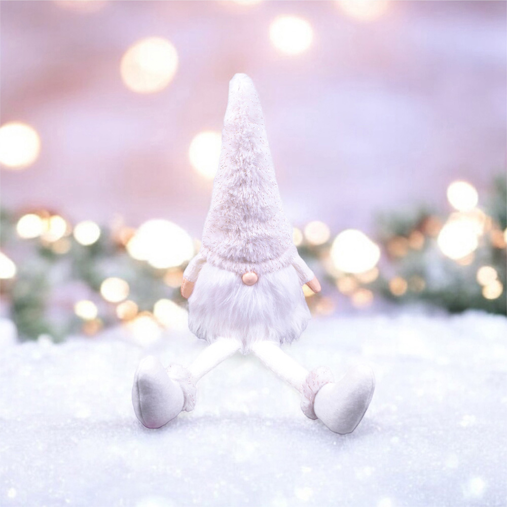 St Helens White Long Legged Sitting Finn Gonk Decoration Image 2