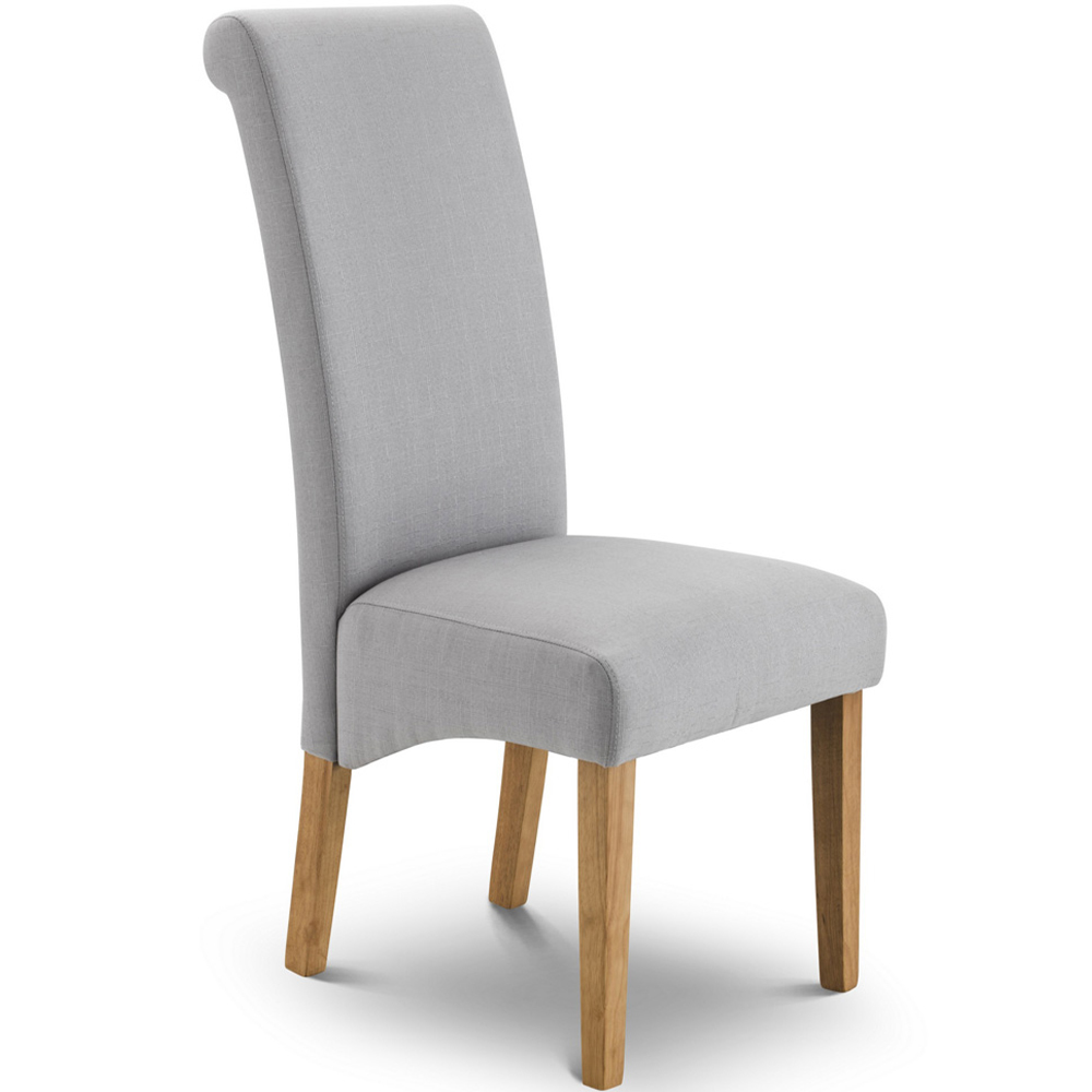 Julian Bowen Rio Set of 2 Rio Scrollback Fabric Chair Image 2