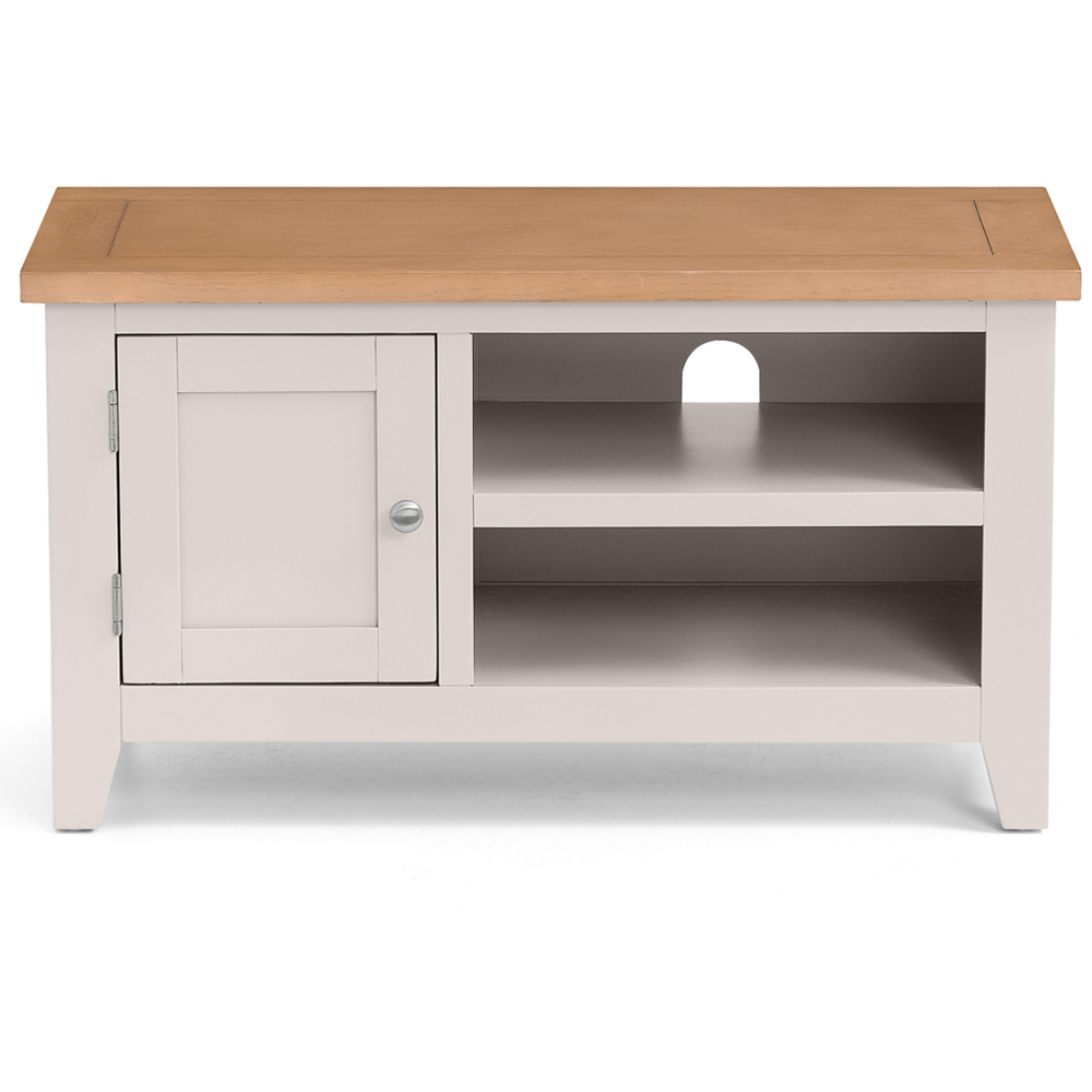 Julian Bowen Richmond Grey and Pale Oak TV Unit Image 3