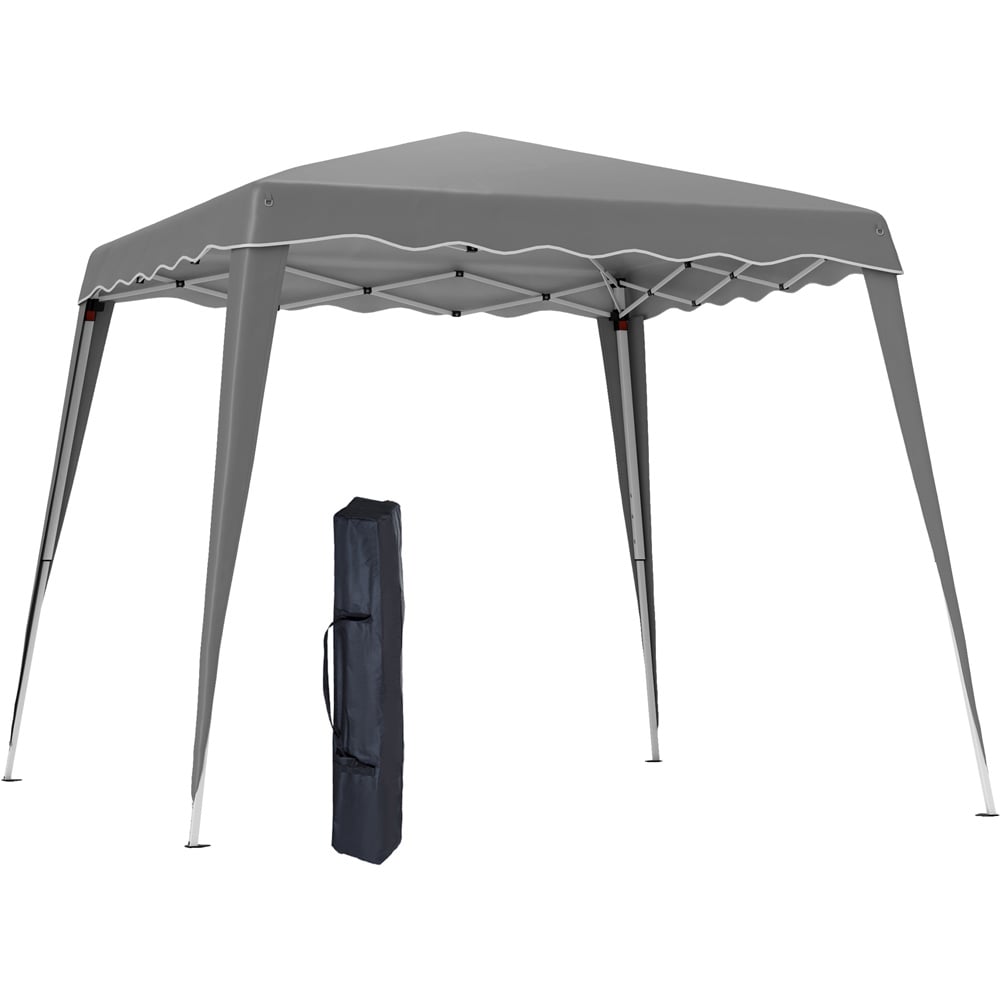 Outsunny 2.5 x 2.5m Grey Pop Up Gazebo Party Tent Image 2