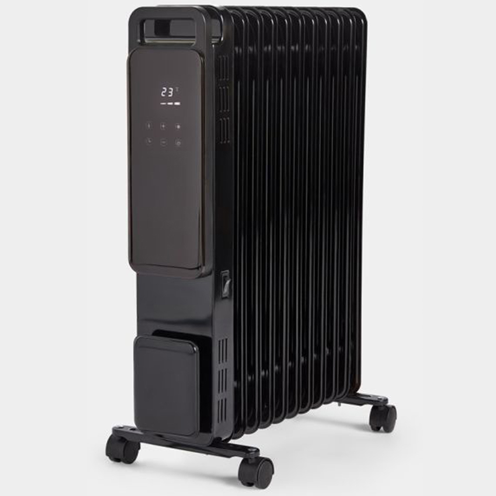 VonHaus 11 Fin Black Digital Oil Filled Radiator Image 2