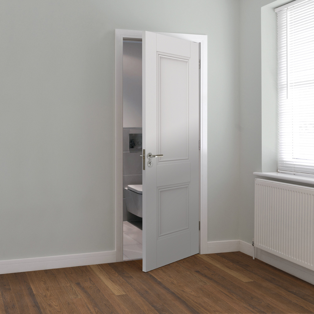 JB Kind Hardwick White Primed Internal Door 1981 x 762mm Image 2