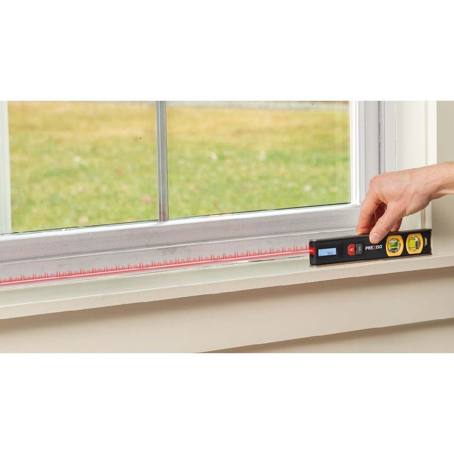 Prexiso 2 in 1 Laser Measure and Torpedo Level Image 5