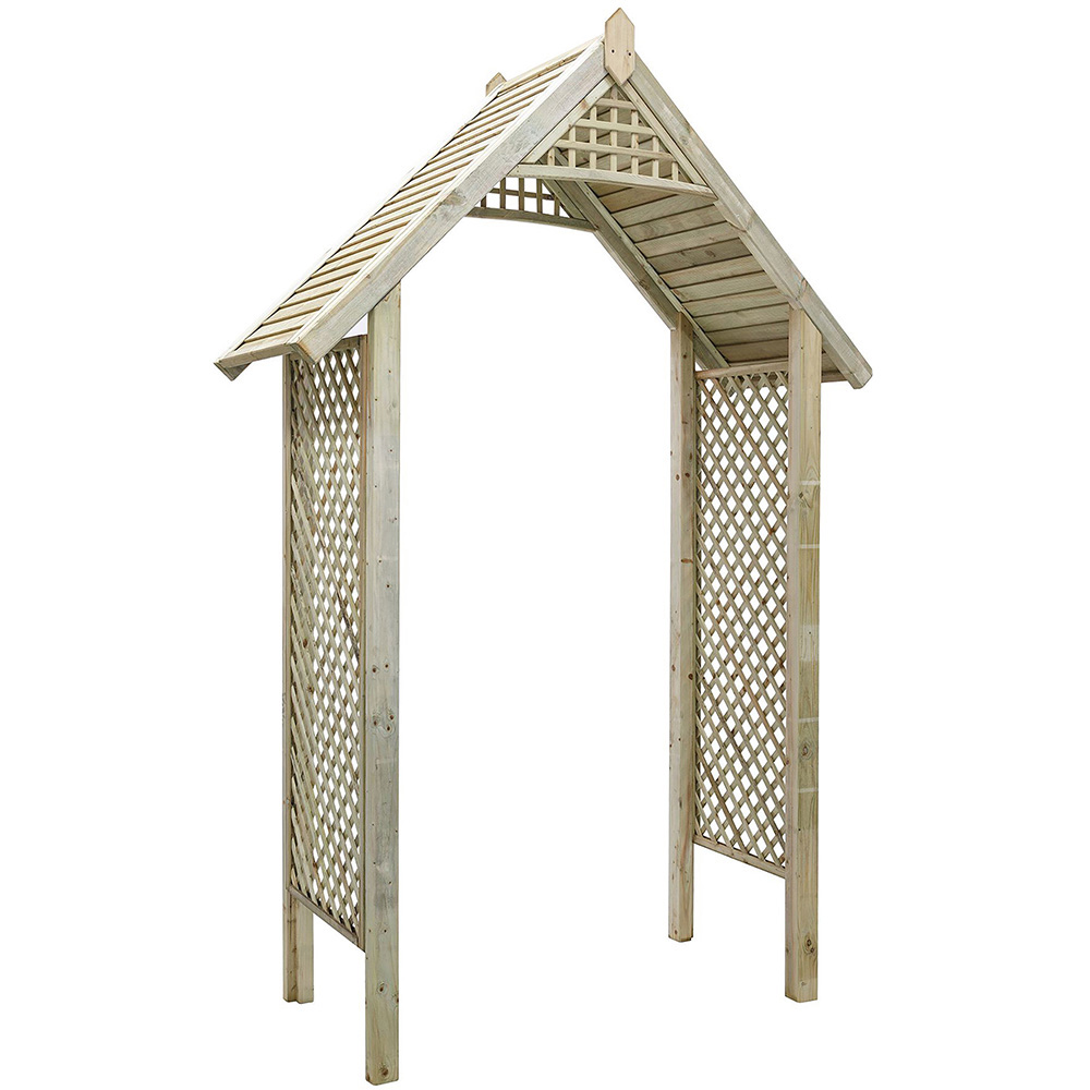 Shire Valencia 9 x 6ft Pressure Treated Arch Image 2