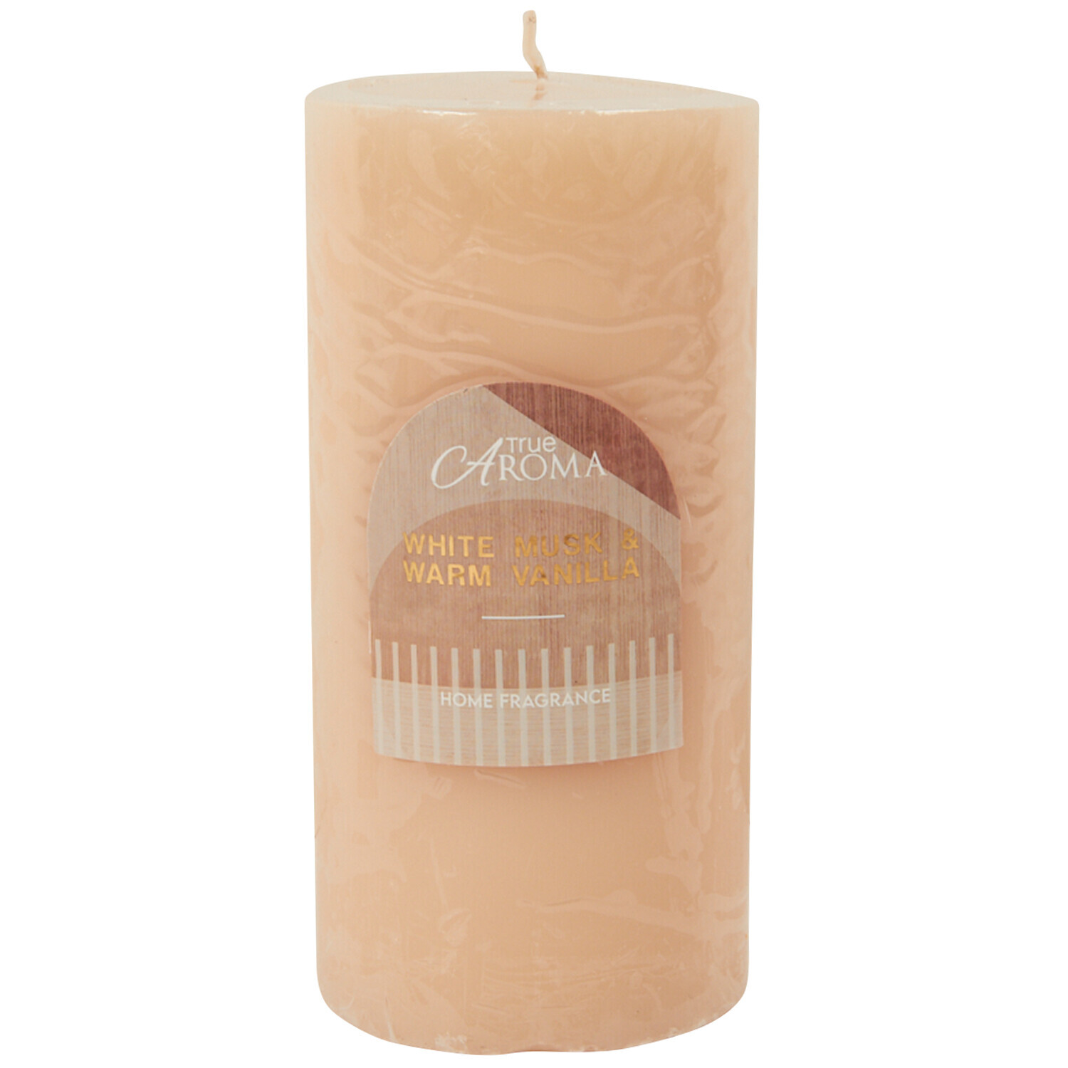Warm Vanilla or Eucalyptus Scented Pillar Candle Image 5