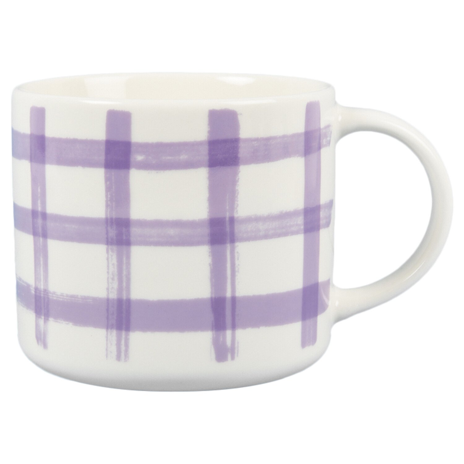 Gingham Mixed Drum Mug Image 1