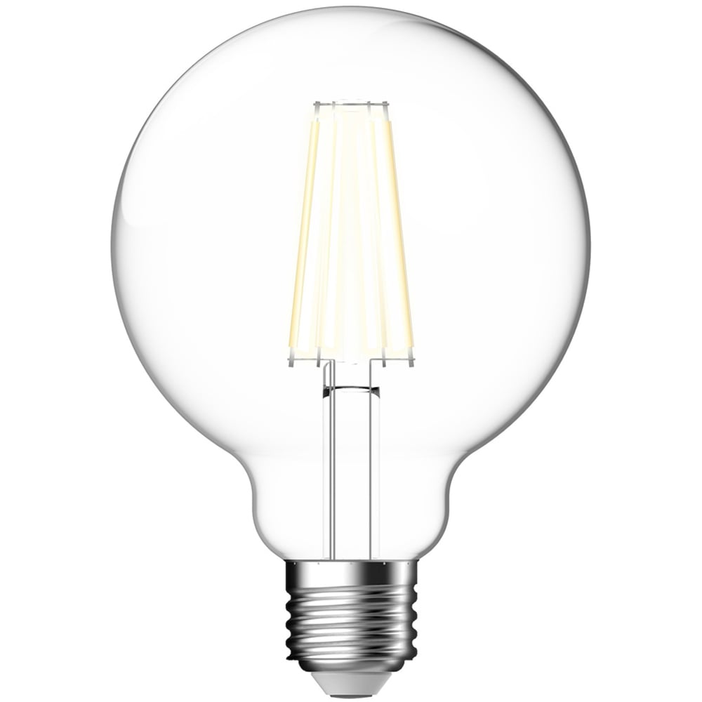 Nordlux Smart G95 E27 650 Lumen Clear Light Bulb Image 1