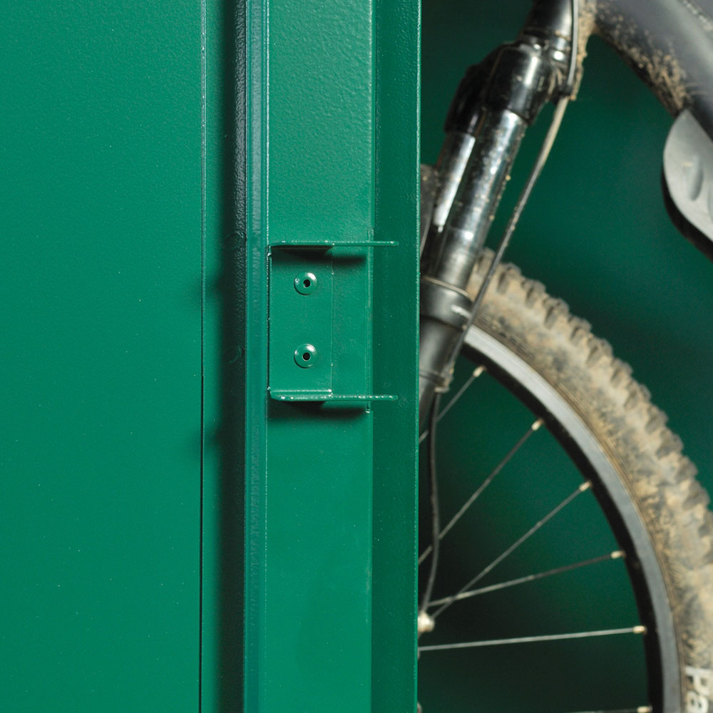 Asgard Annexe Secured by Design 6 x 3ft Double Door Grey Bike Storage Shed Image 5