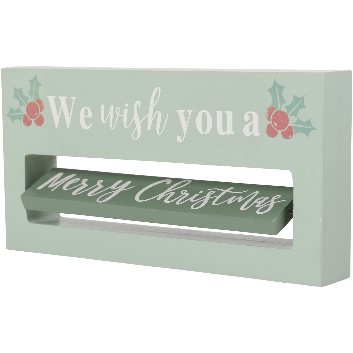 Changeable We Wish You Sign - Sage Image 5