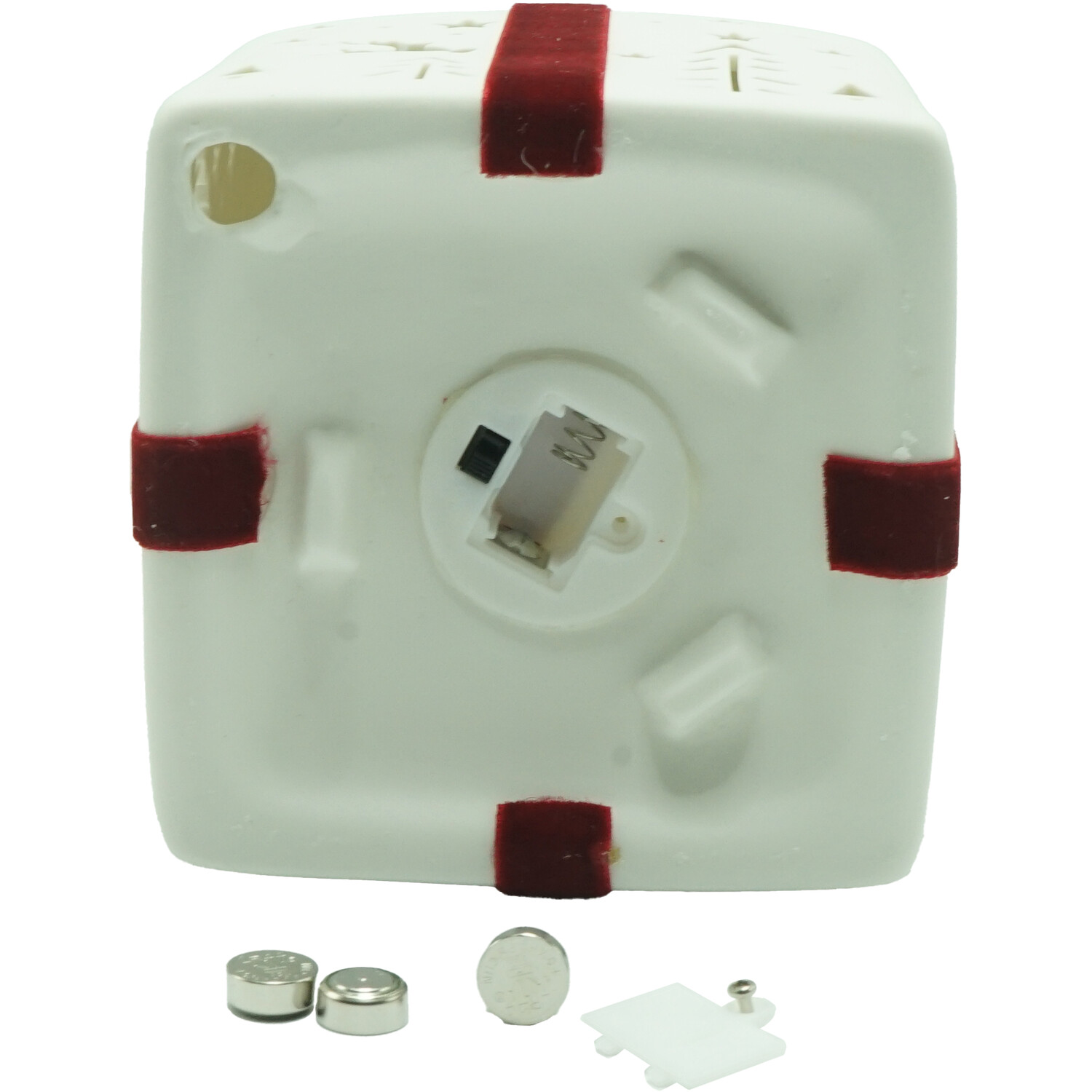 LED Decorative Present White and Red Image 8