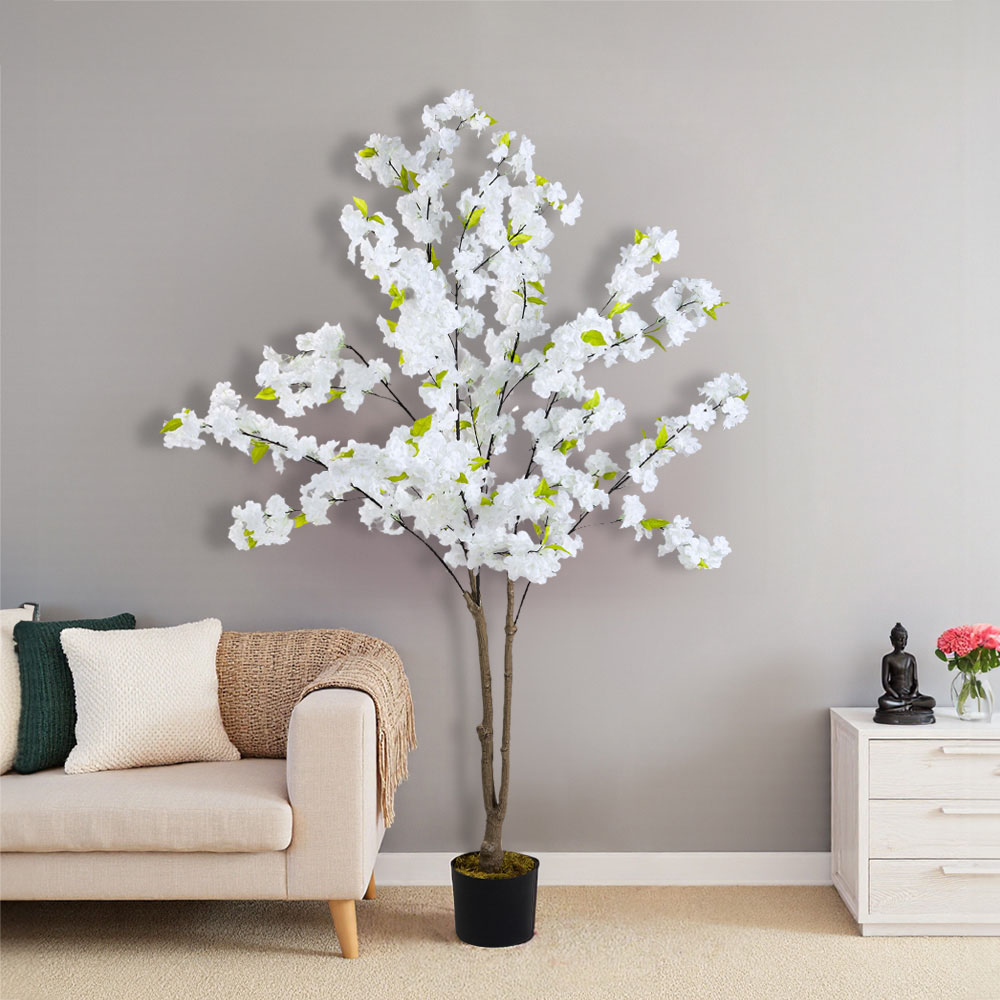 Living and Home Cherry Blossom Artificial Tree Decoration 165cm Image 7