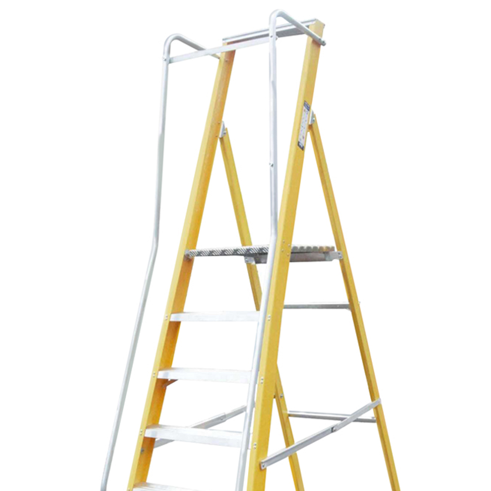 Lyte Ladders & Towers EN131-2 Professional Glassfibre 8 Tread Widesteps Image 3