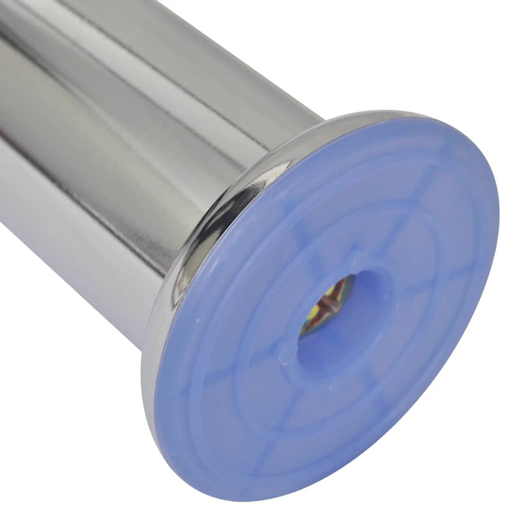 Wallplus Chrome Iron Round Sofa Leg 120mm 4 Pack Image 3
