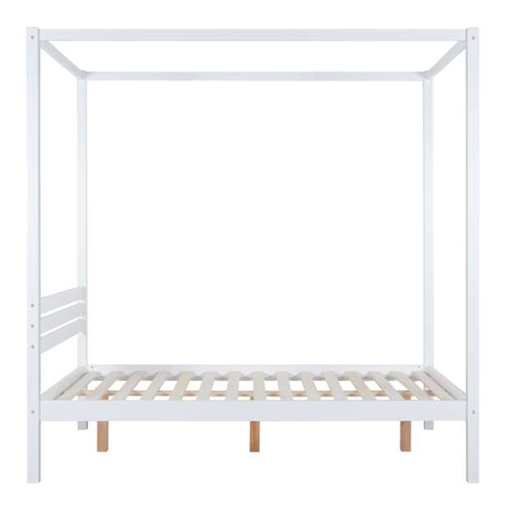 Mercia Double White Four Poster Bed Frame Image 4