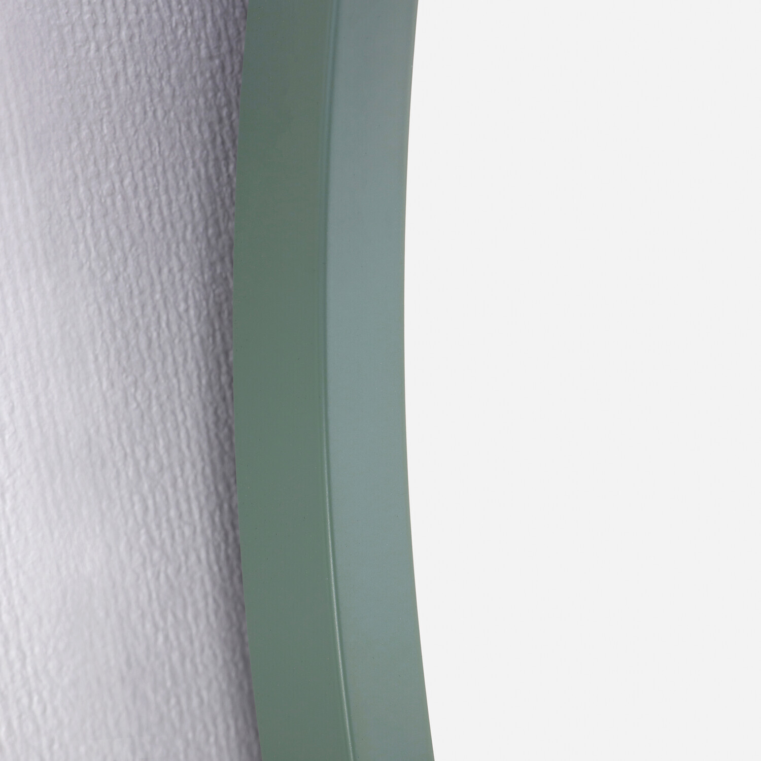 Wide Metal Arch Mirror Smokey Green Image 5