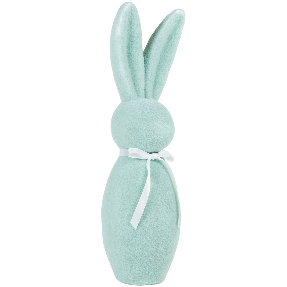 Flocked Bunny Ornament Image 6