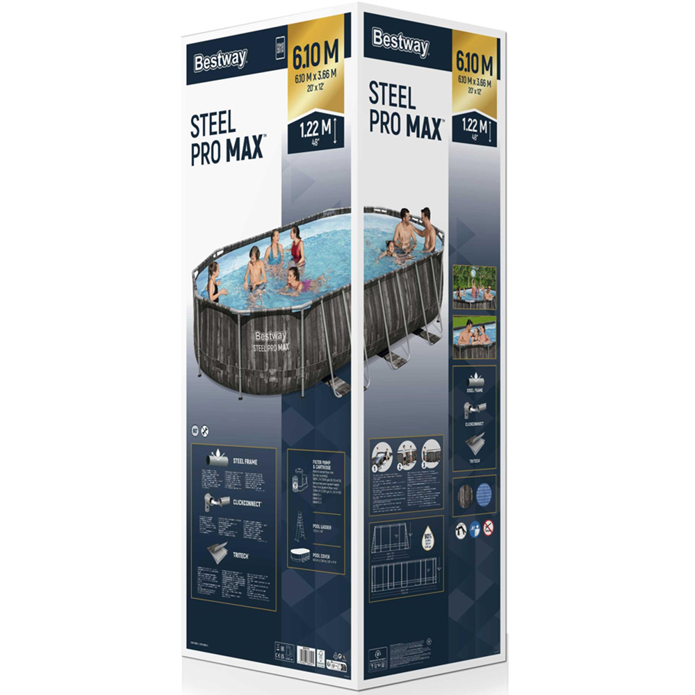 Bestway Steel Pro Max Oval Pool Set 20 x 12ft x 48 inch Image 3