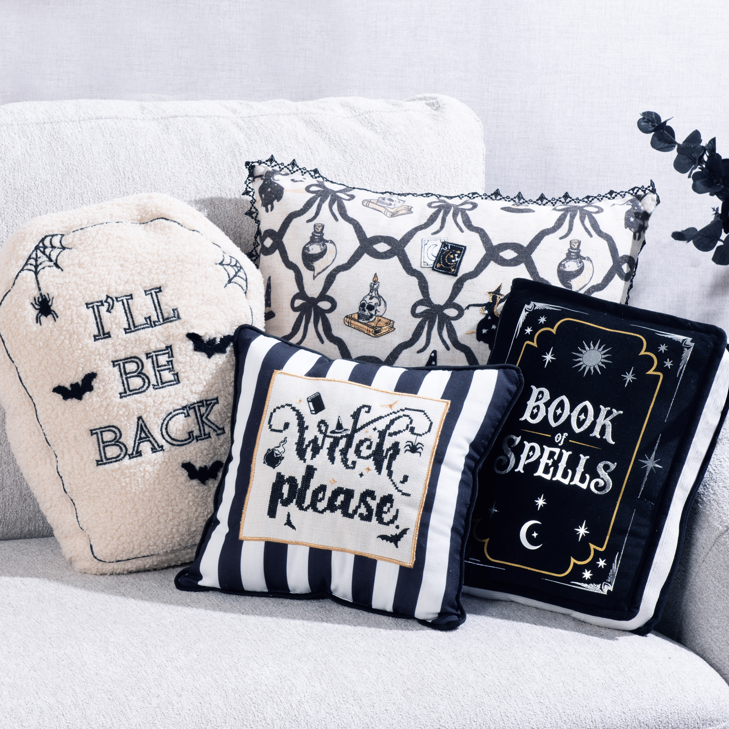 Halloween Slogan Cushion Image 4