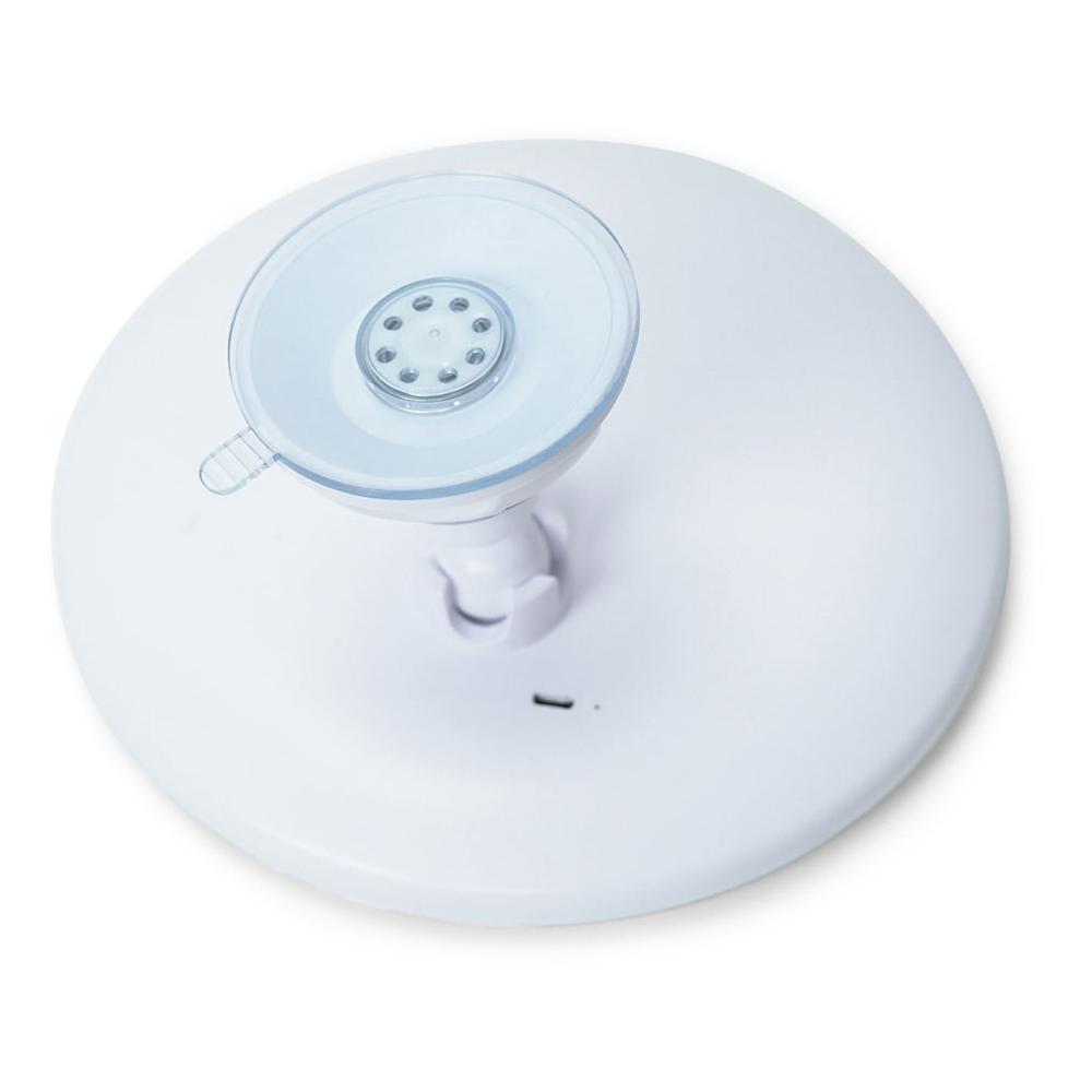 ValueLights Rechargeable LED White Suction Mirror with 5x Magnification Image 3