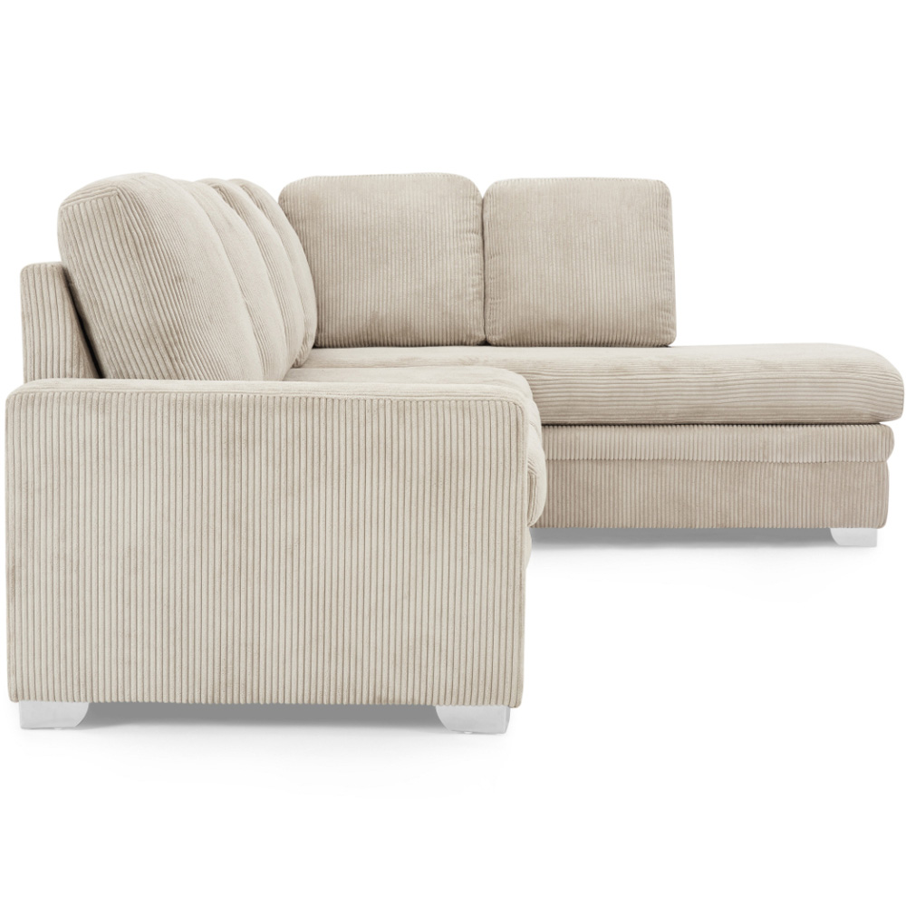 Home Detail Alcott 6 Seater Mocha Jumbo Cord Fabric Right Hand Corner Sofa Image 6