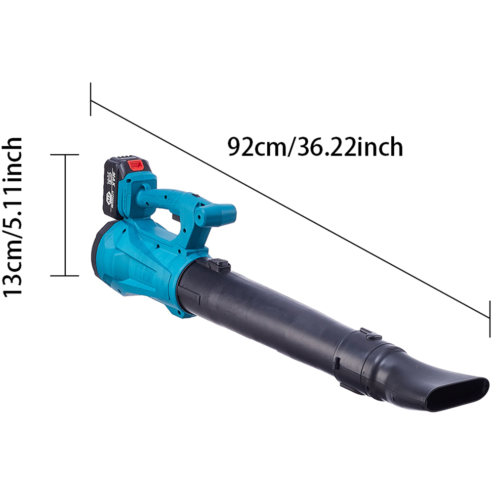 Living and Home 21V Blue Cordless Handheld Leaf Blower Image 9