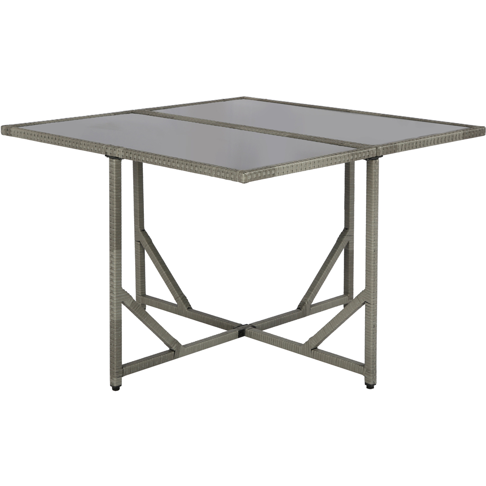 Home Garden Direct Athena 8 Seater Cube Dining Set Grey Image 4