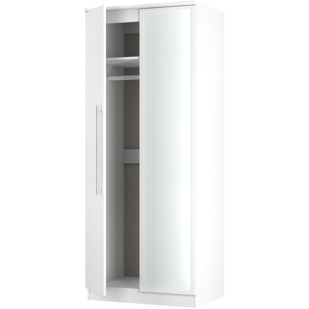 Crowndale Sherwood 2 Door Porcelain Matt Wardrobe Image 5