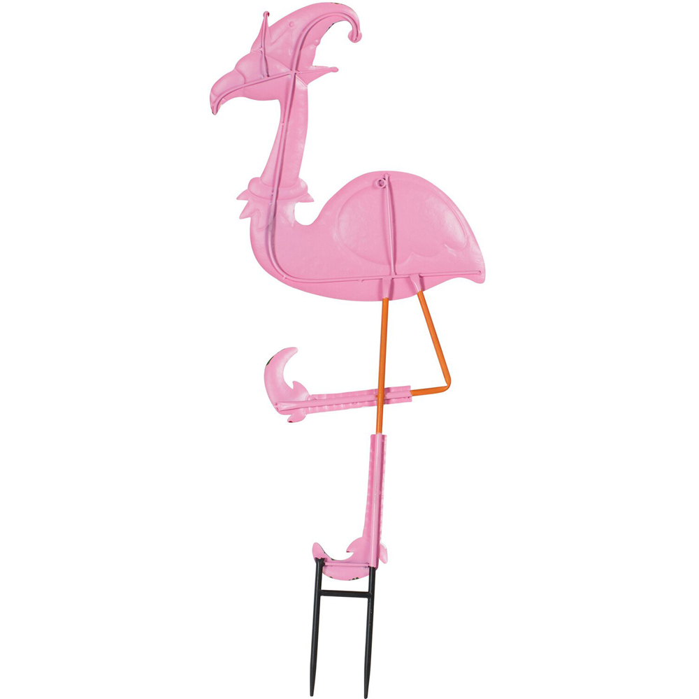 Festive Flamingo Stake - Pink Image 3