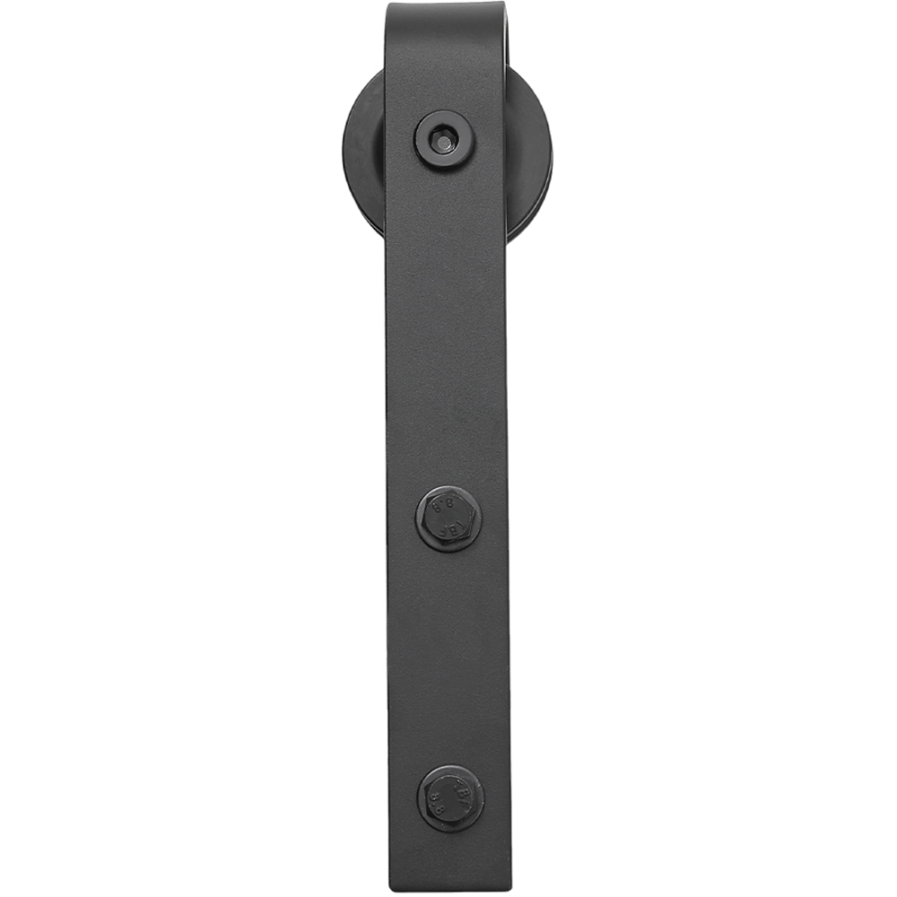 Living and Home Rustic J Shaped Barn Door Hardware Kit 1.83m Image 6