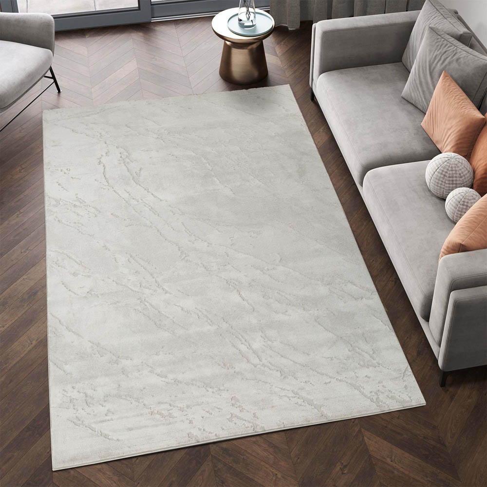 Desire Rugs Novu Valley Beige Modern Abstract Metallic Sheen Rug 120 x 170cm Image 5