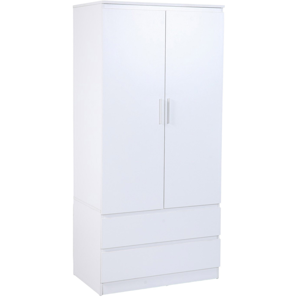 Luca Tall Wardrobe White Image 2