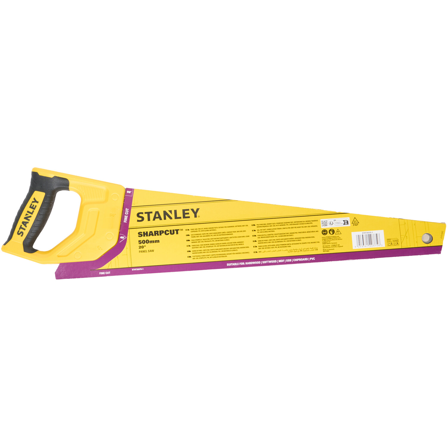 Stanley Sharpcut HD 500mm 9TPI Saw Image 2