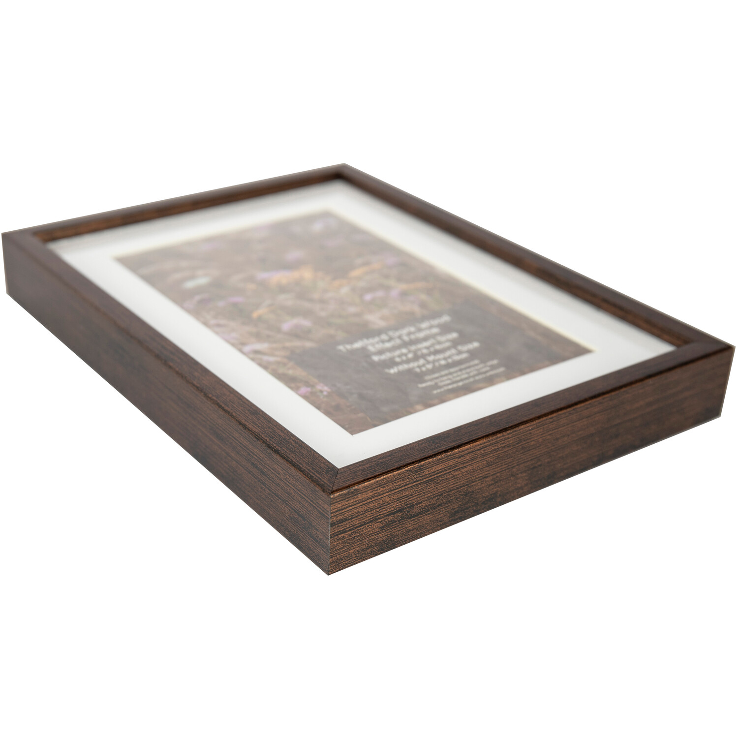 Thetford Dark Wood Effect Frame Brown 5 x 7in Image 2
