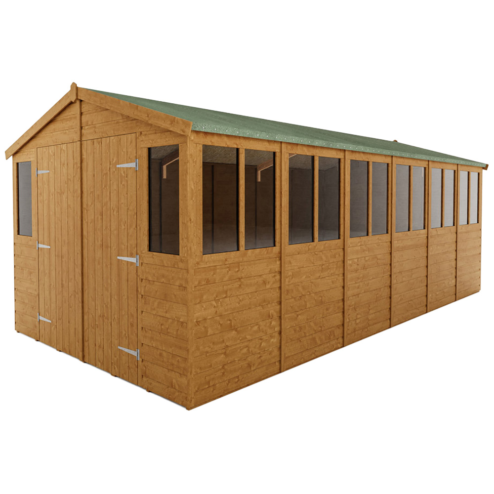 Rowlinson 9 x 18ft Workshop with Windows Image 1