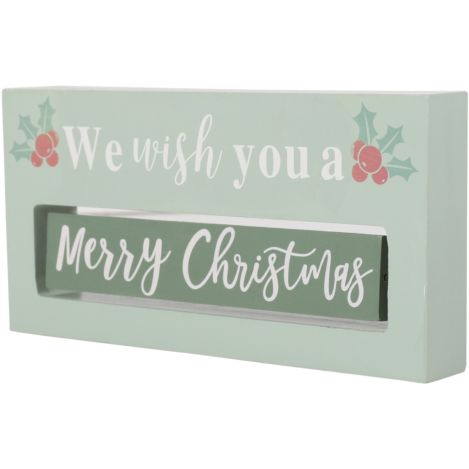 Changeable We Wish You Sign - Sage Image 3