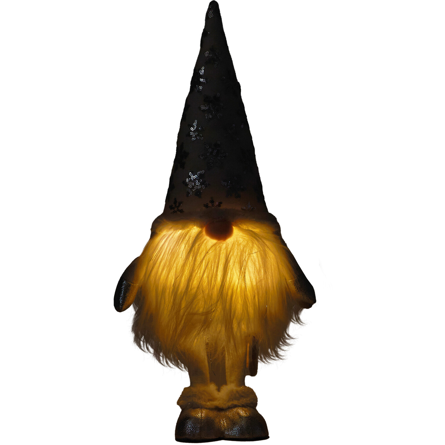 LED Standing Snowflake Gonk - White Image 4