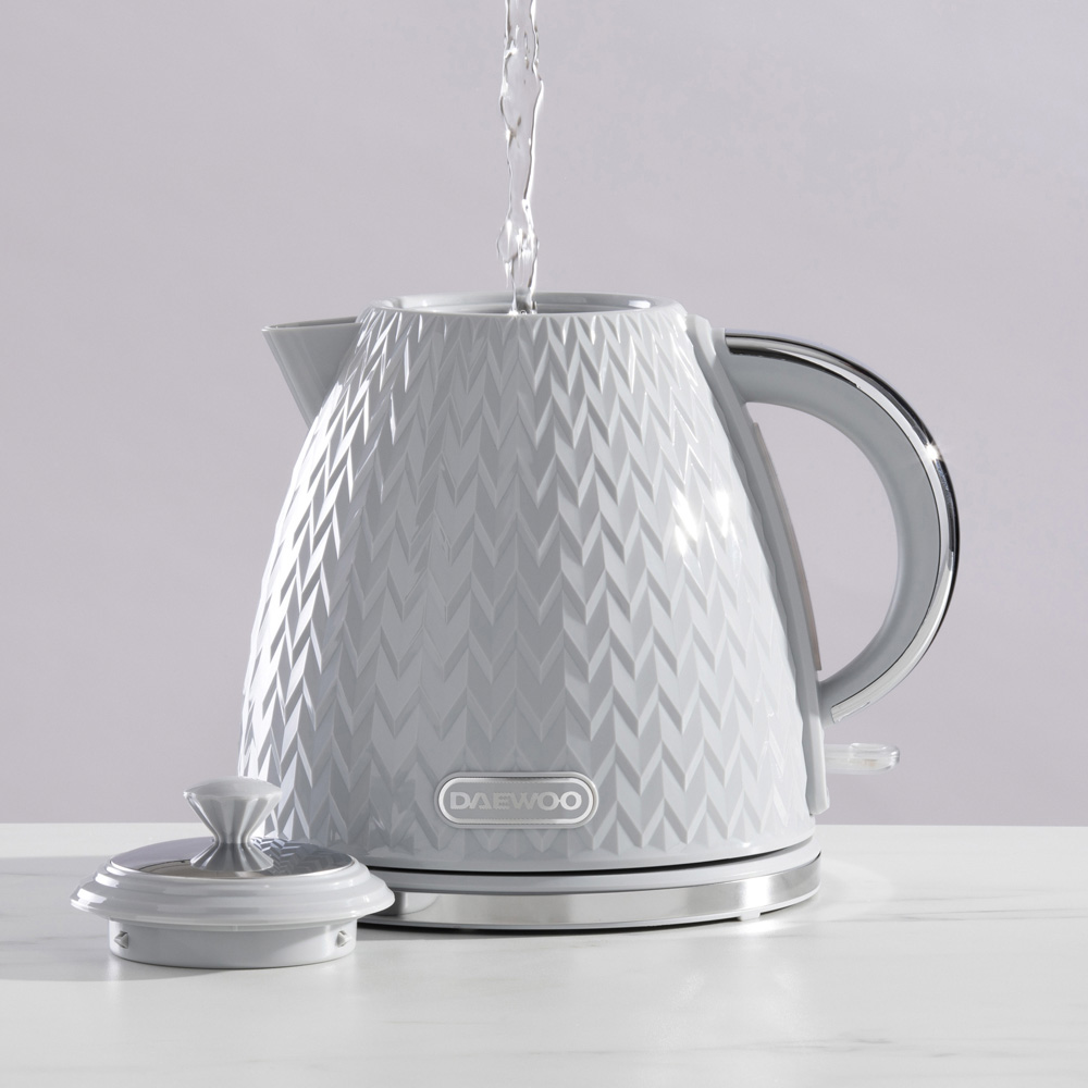 Daewoo Argyle Dark Grey 1.7L Jug Kettle Image 5