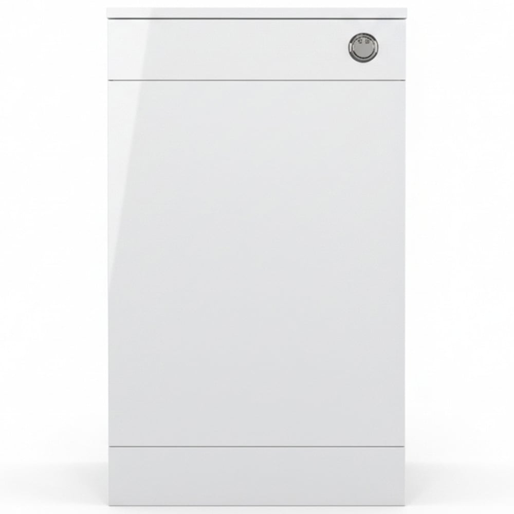Bathstore Milford White Gloss Standing WC Unit 500mm Image 4