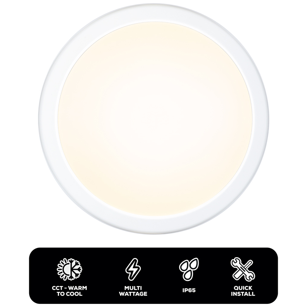 TCP Bulkhead Wall and Ceiling Light Image 8