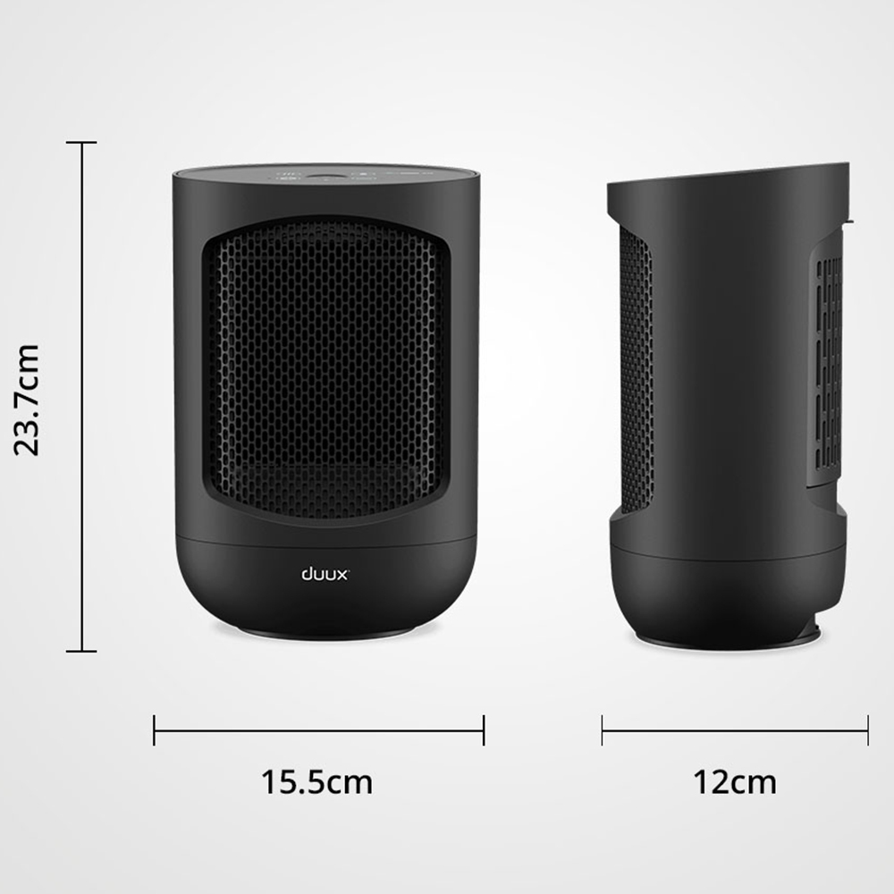 Duux Zone Black Personal Heater 1500W Image 9